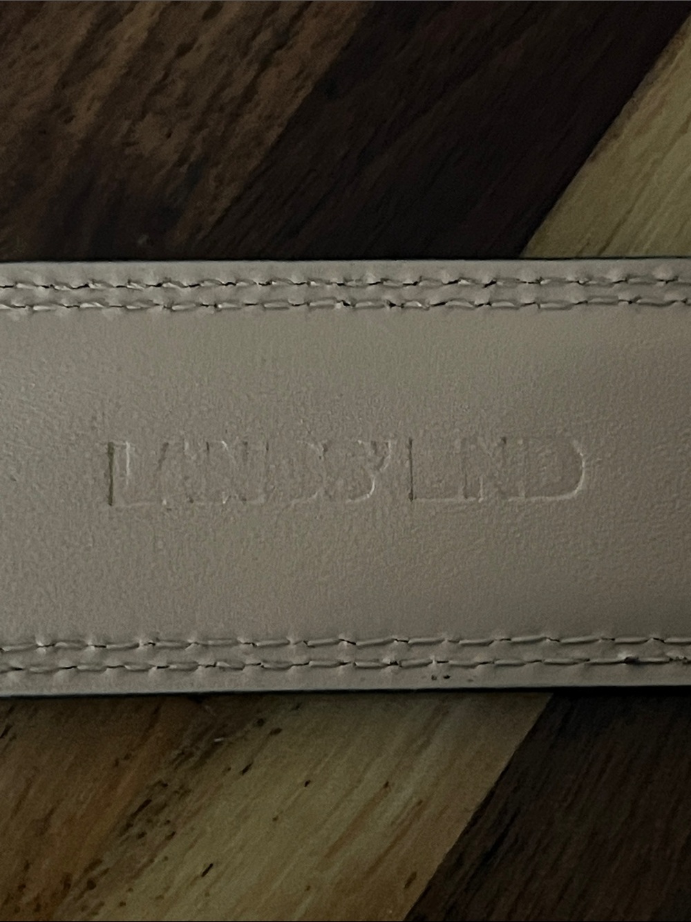 Lands’ End Black Leather Belt Sz 54 60” Long Silver Buckle Big & Tall - Picture 14 of 15